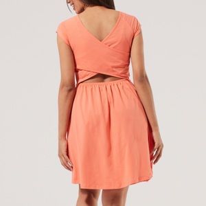 Pact Fit and Flare open back dress - with pockets!